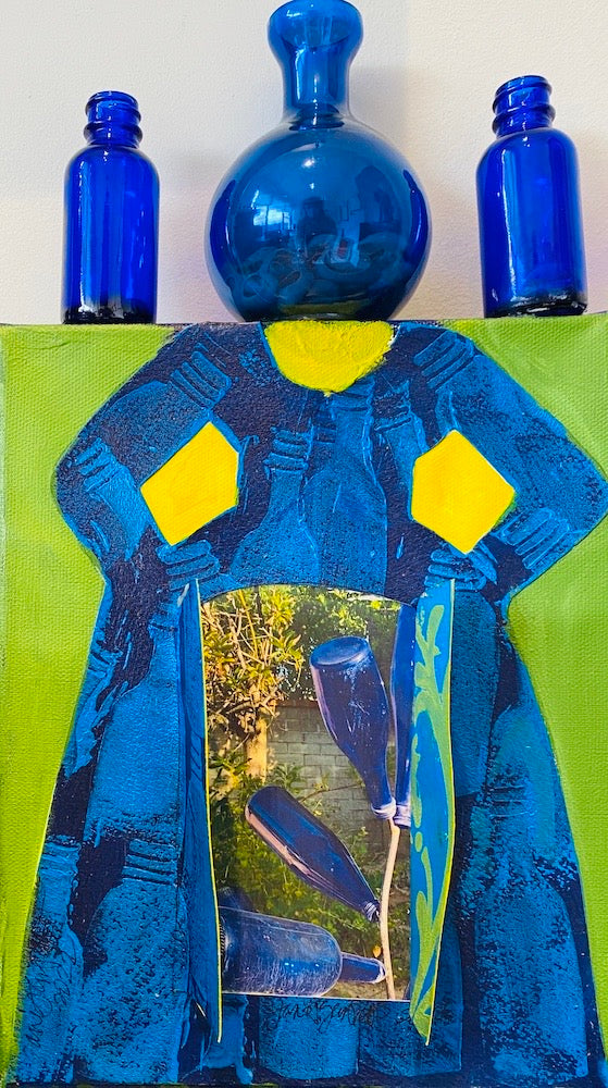 Janet Taylor Pickett: Blue Bottle Dress